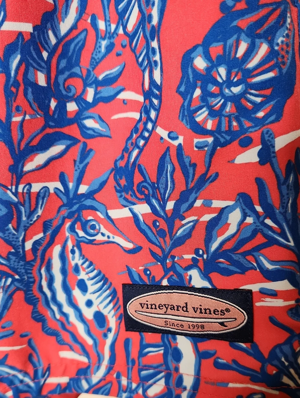 Vineyard Vines Printed Chappy Trunks Size M